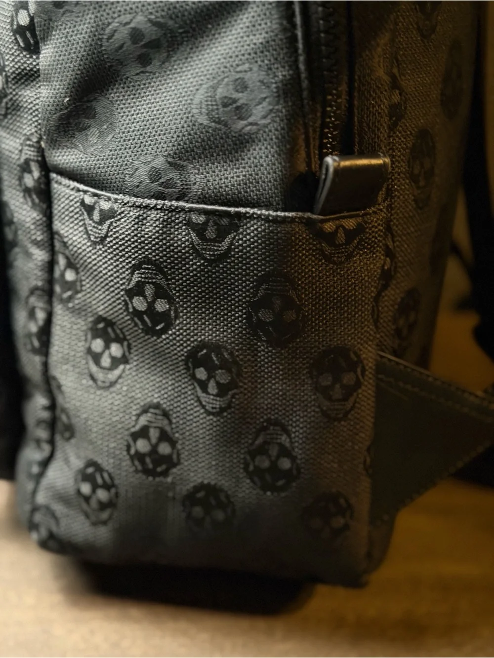 Alexander McQueen Black Metropolitan Biker Skull Backpack - NWOT